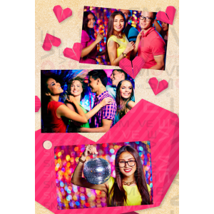 Photo Booth Template Pack – 12 Templates – Valentine's Day