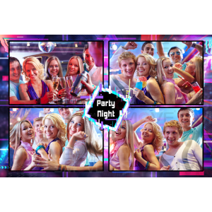 Photo Booth Template Pack – 12 Templates – Party