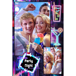 Photo Booth Template Pack – 12 Templates – Party