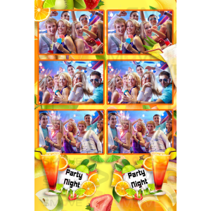 Photo Booth Template Pack – 12 Templates – Party