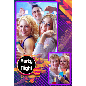 Photo Booth Template Pack – 12 Templates – Party
