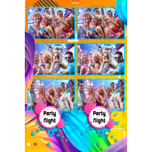 Photo Booth Template Pack – 12 Templates – Party