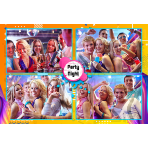 Photo Booth Template Pack – 12 Templates – Party