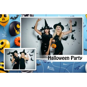 Paczka szablonów fotobudkowych 12szt - Halloween