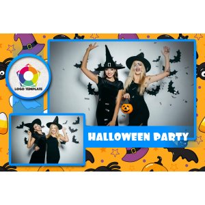 Paczka szablonów fotobudkowych 12szt - Halloween