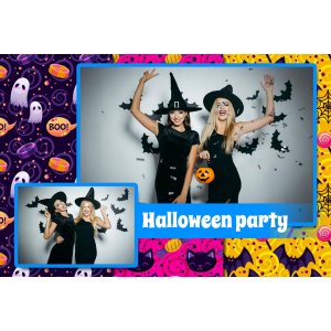 Paczka szablonów fotobudkowych 12szt - Halloween