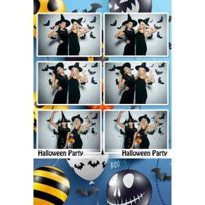 Photo Booth Template Pack – 12 Templates – Halloween