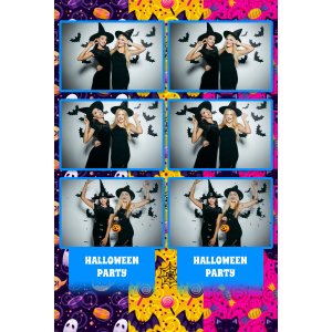 Paczka szablonów fotobudkowych 12szt - Halloween
