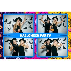 Photo Booth Template Pack – 12 Templates – Halloween