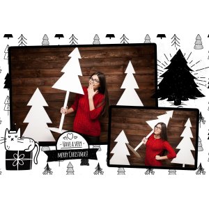 Photo Booth Template Pack – 16 Templates – Christmas 4