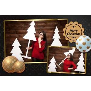 Photo Booth Template Pack – 16 Templates – Christmas 4