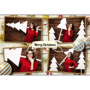 Photo Booth Template Pack – 16 Templates – Christmas 4