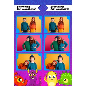 Photo Booth Template Pack – 16 Templates – Kids