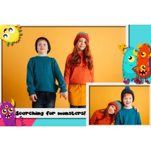 Photo Booth Template Pack – 16 Templates – Kids