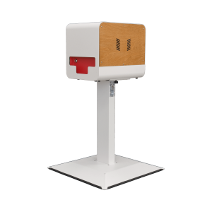 Cassette with stand for dye-sublimation printers