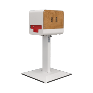 Cassette with stand for dye-sublimation printers