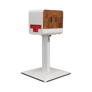 Cassette with stand for dye-sublimation printers