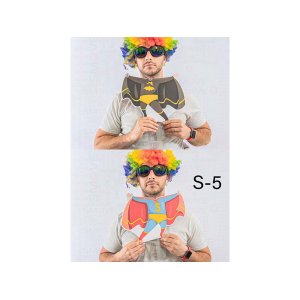 Double-Sided Party Prop – Superhero S