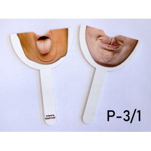 Zestaw tabliczek z twarzą P3