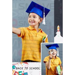 Photo Booth Template Pack – 12 Templates – Back to School