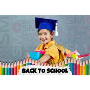 Photo Booth Template Pack – 12 Templates – Back to School
