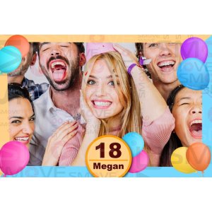 Photo Booth Template Pack – 12 Templates – Birthday 3