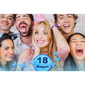 Photo Booth Template Pack – 12 Templates – Birthday 3