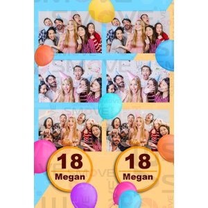 Photo Booth Template Pack – 12 Templates – Birthday 3
