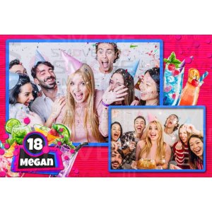 Photo Booth Template Pack – 12 Templates – Birthday 4