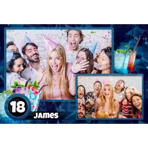 Photo Booth Template Pack – 12 Templates – Birthday 4