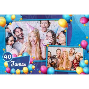Photo Booth Template Pack – 12 Templates – Birthday 4