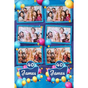 Photo Booth Template Pack – 12 Templates – Birthday 4