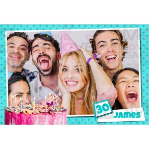 Photo Booth Template Pack – 12 Templates – Birthday 5