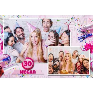 Photo Booth Template Pack – 12 Templates – Birthday 5