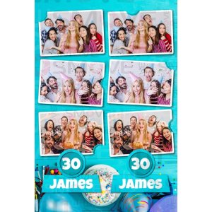 Photo Booth Template Pack – 12 Templates – Birthday 5