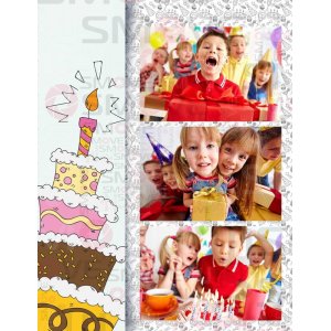 Photo Booth Template Pack – 12 Templates – Birthday 6