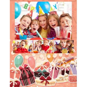 Photo Booth Template Pack – 12 Templates – Birthday 6