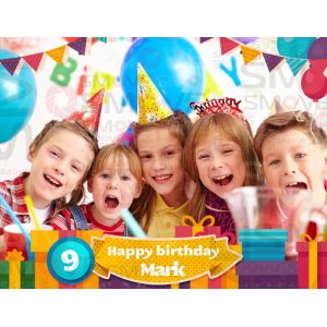 Photo Booth Template Pack – 12 Templates – Birthday 6