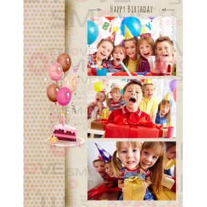 Photo Booth Template Pack – 12 Templates – Birthday 6