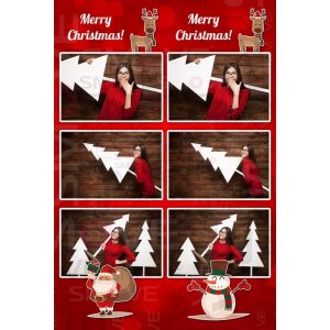 Photo Booth Template Pack – 12 Templates – Christmas 1