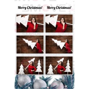 Photo Booth Template Pack – 12 Templates – Christmas 1