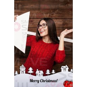 Photo Booth Template Pack – 12 Templates – Christmas 1