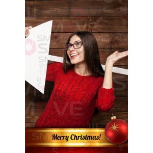 Photo Booth Template Pack – 12 Templates – Christmas 1