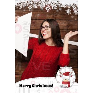 Photo Booth Template Pack – 12 Templates – Christmas 1