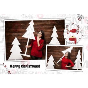 Photo Booth Template Pack – 12 Templates – Christmas 1