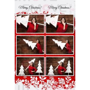Photo Booth Template Pack – 12 Templates – Christmas 1