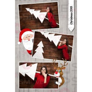 Photo Booth Template Pack – 12 Templates – Christmas 1