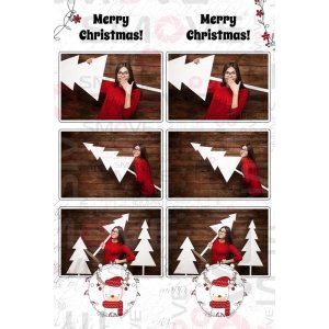 Photo Booth Template Pack – 12 Templates – Christmas 1