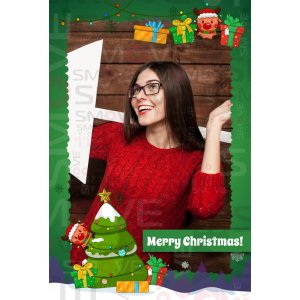 Photo Booth Template Pack – 12 Templates – Christmas 2