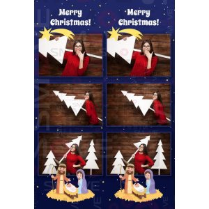 Photo Booth Template Pack – 12 Templates – Christmas 2